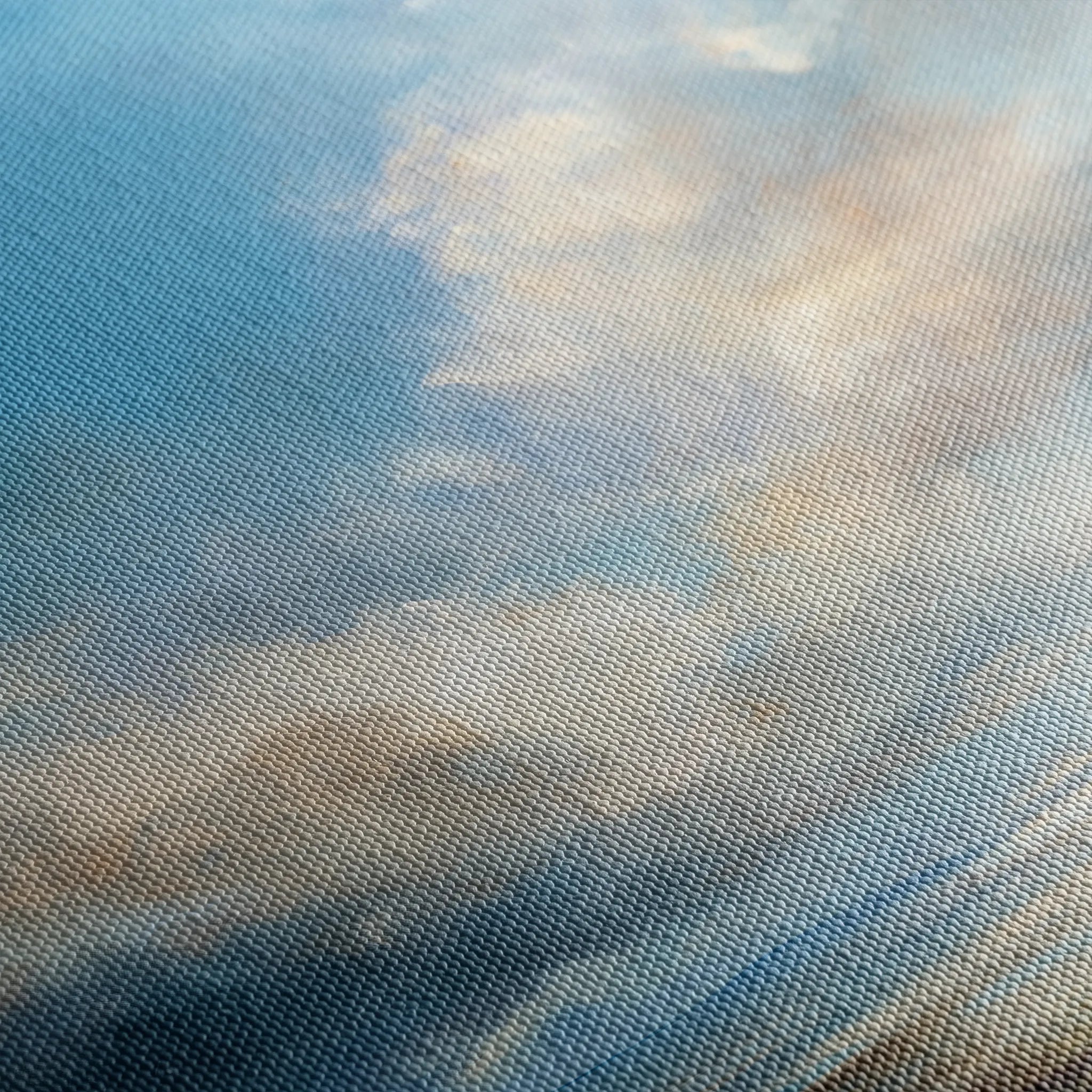 Abstract 1147 Canvas Art 16" x 16" / 40 x 40 cm / Black