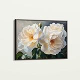 Floral 1147 Canvas Art 18" x 24" / 45 x 60 cm / Black