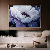 Floral 1148 Canvas Art 18" x 24" / 45 x 60 cm / Black