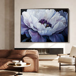 Floral 1148 Canvas Art 18" x 24" / 45 x 60 cm / Black