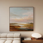 Abstract 1149 Canvas Art 16" x 16" / 40 x 40 cm / Black