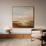 Abstract 1149 Canvas Art 60 x 60 cm / Black