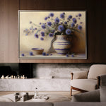 Floral 1149 Canvas Art 18" x 24" / 45 x 60 cm / Black