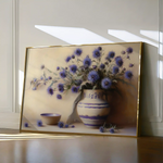 Floral 1149 Canvas Art 60 x 40 cm / Black