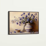 Floral 1149 Canvas Art 60 x 40 cm / Black