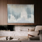 Abstract 115 Canvas Art 18" x 24" / 45 x 60 cm / Black