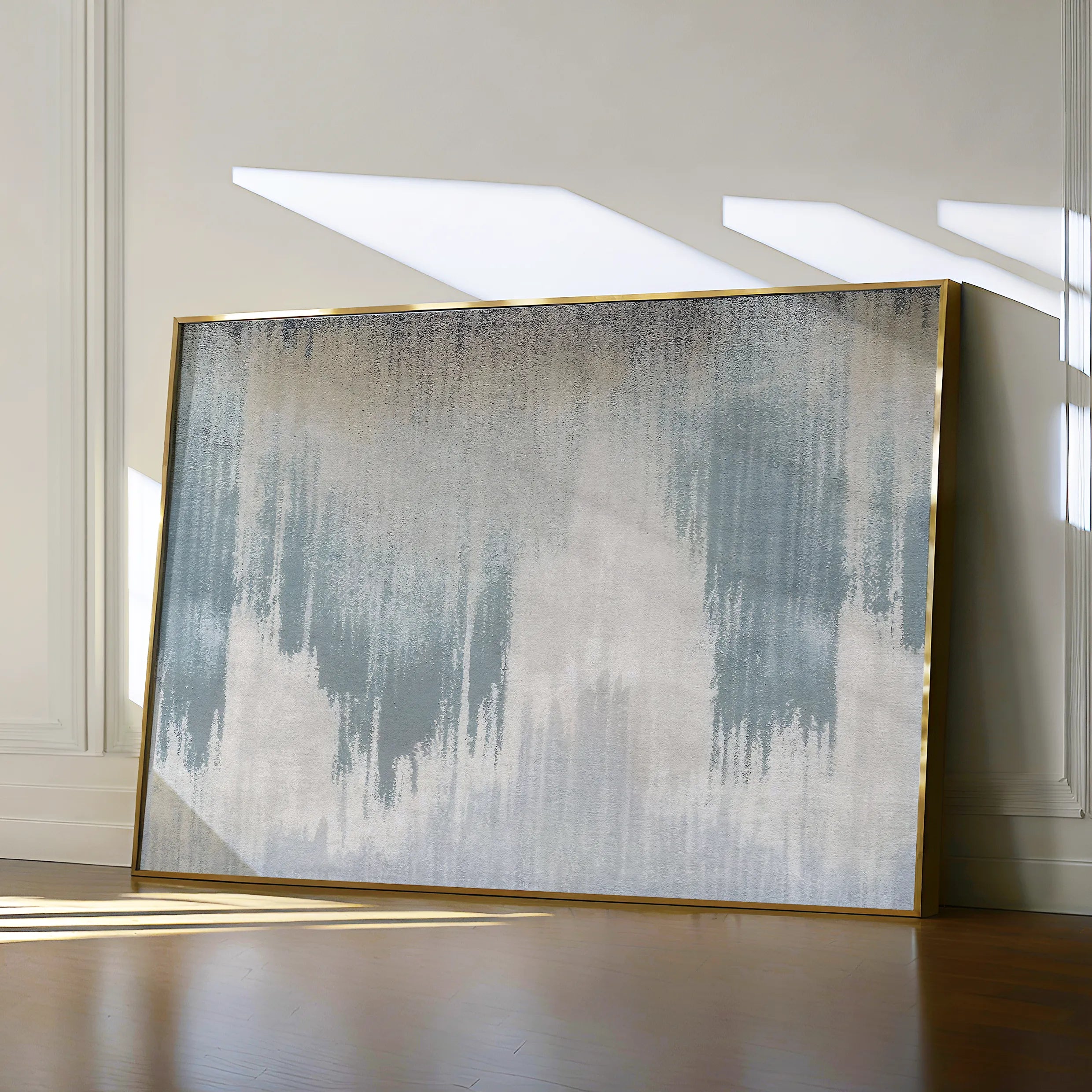 Abstract 115 Canvas Art 18" x 24" / 45 x 60 cm / Black