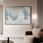 Abstract 115 Canvas Art 18" x 24" / 45 x 60 cm / Black
