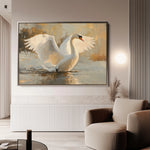 Animals 115 Canvas Art 18" x 24" / 45 x 60 cm / Black