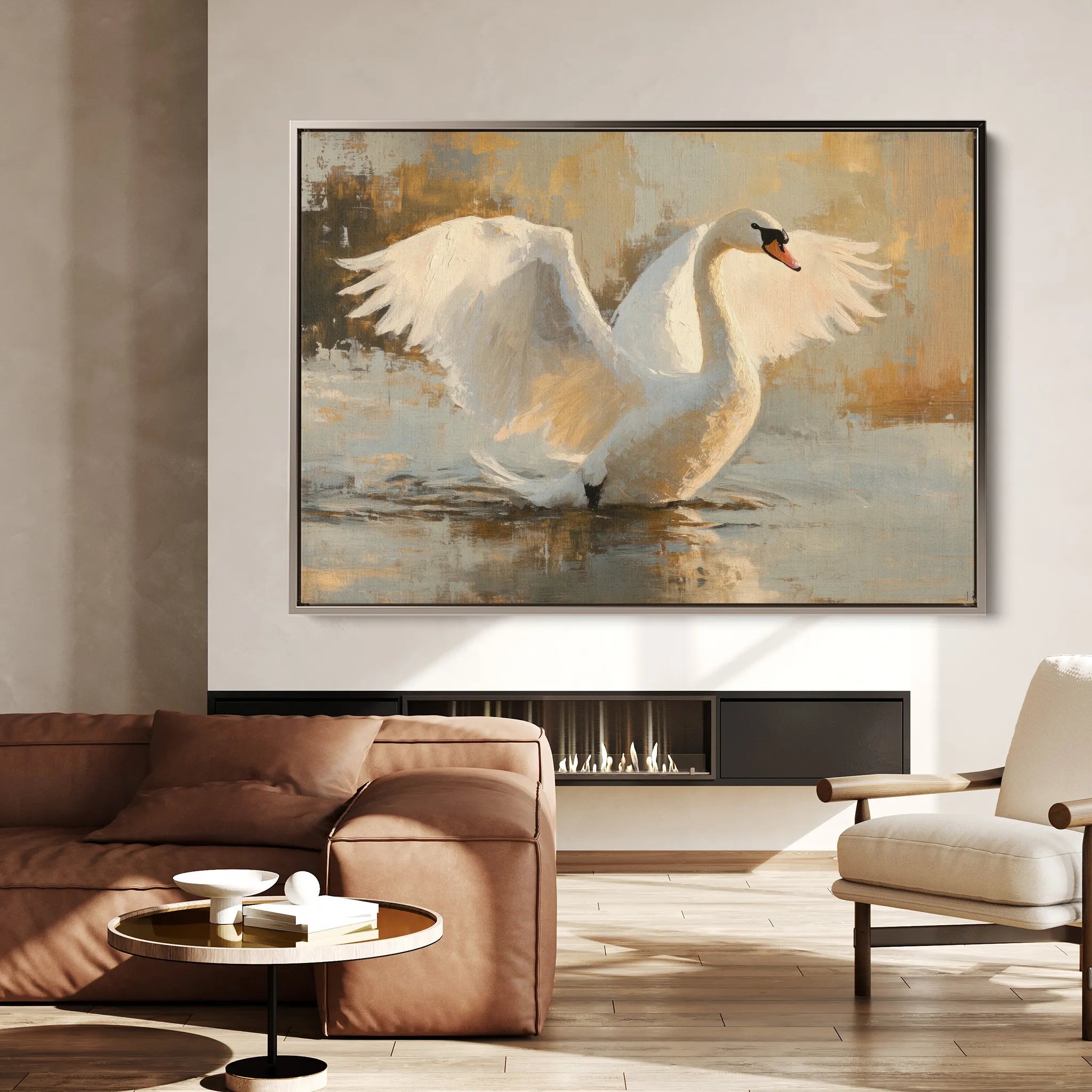 Animals 115 Canvas Art 18" x 24" / 45 x 60 cm / Black