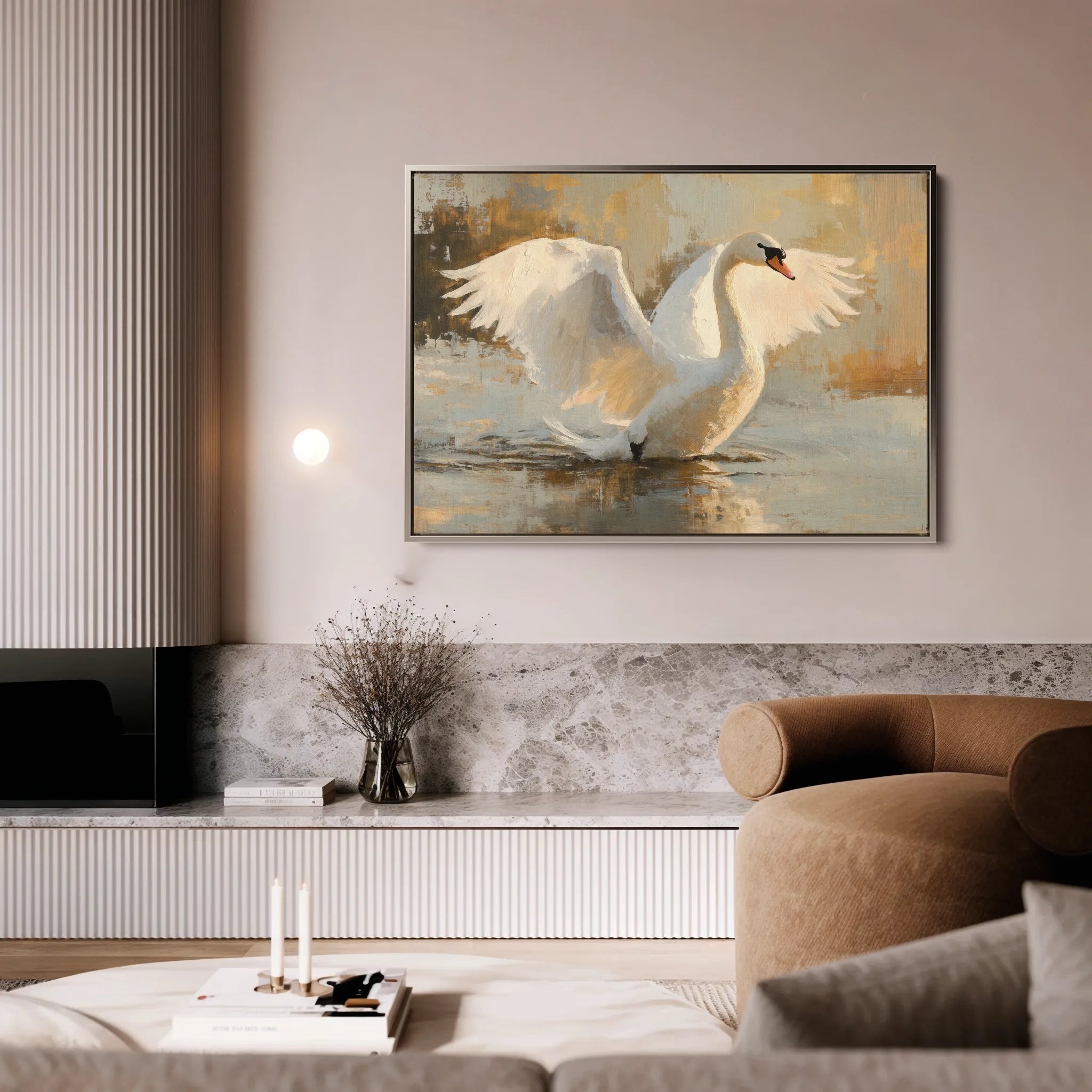 Animals 115 Canvas Art 18" x 24" / 45 x 60 cm / Black