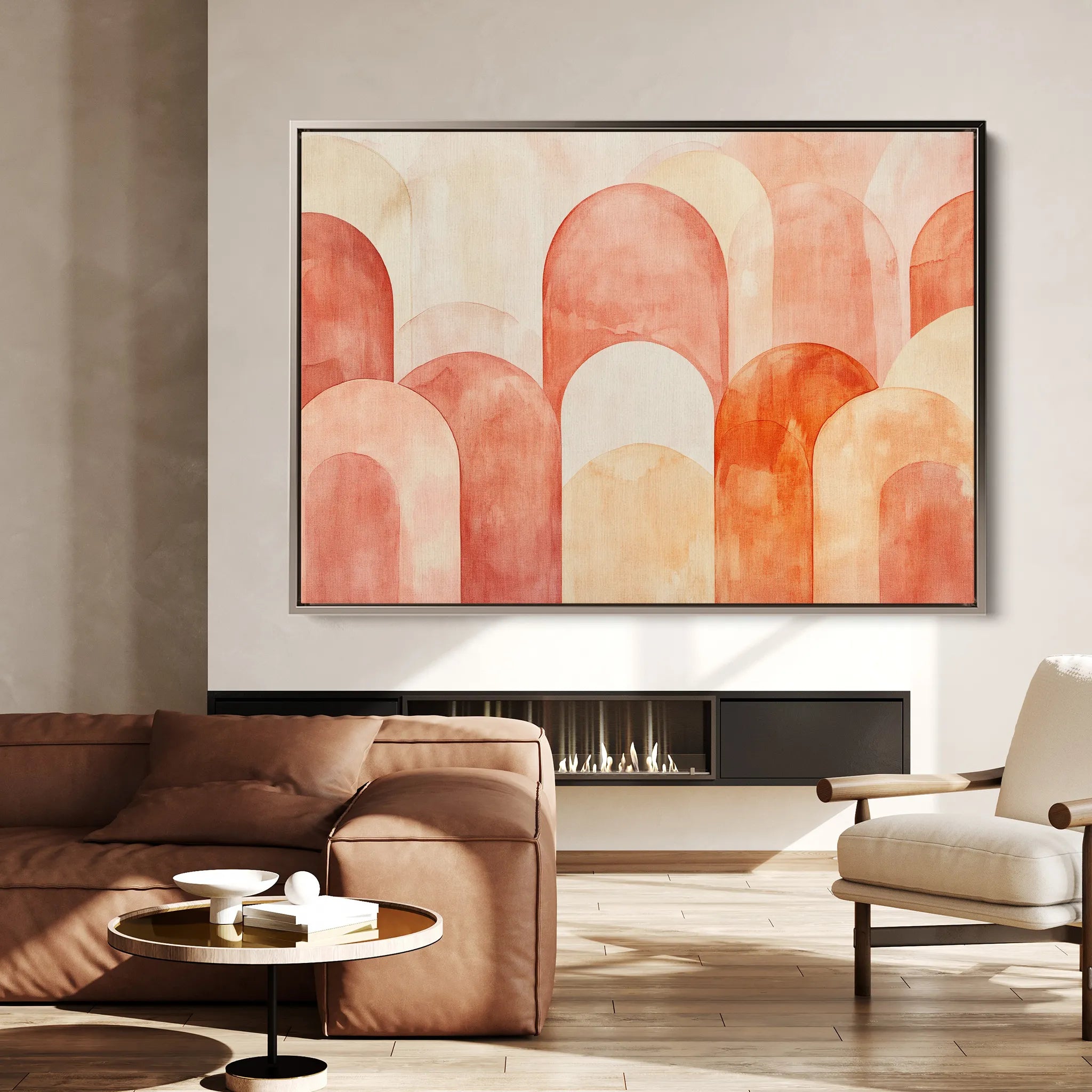 Boho 115 Canvas Art 18" x 24" / 45 x 60 cm / Black