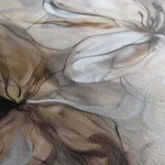 Floral 115 Canvas Art 18" x 24" / 45 x 60 cm / Black