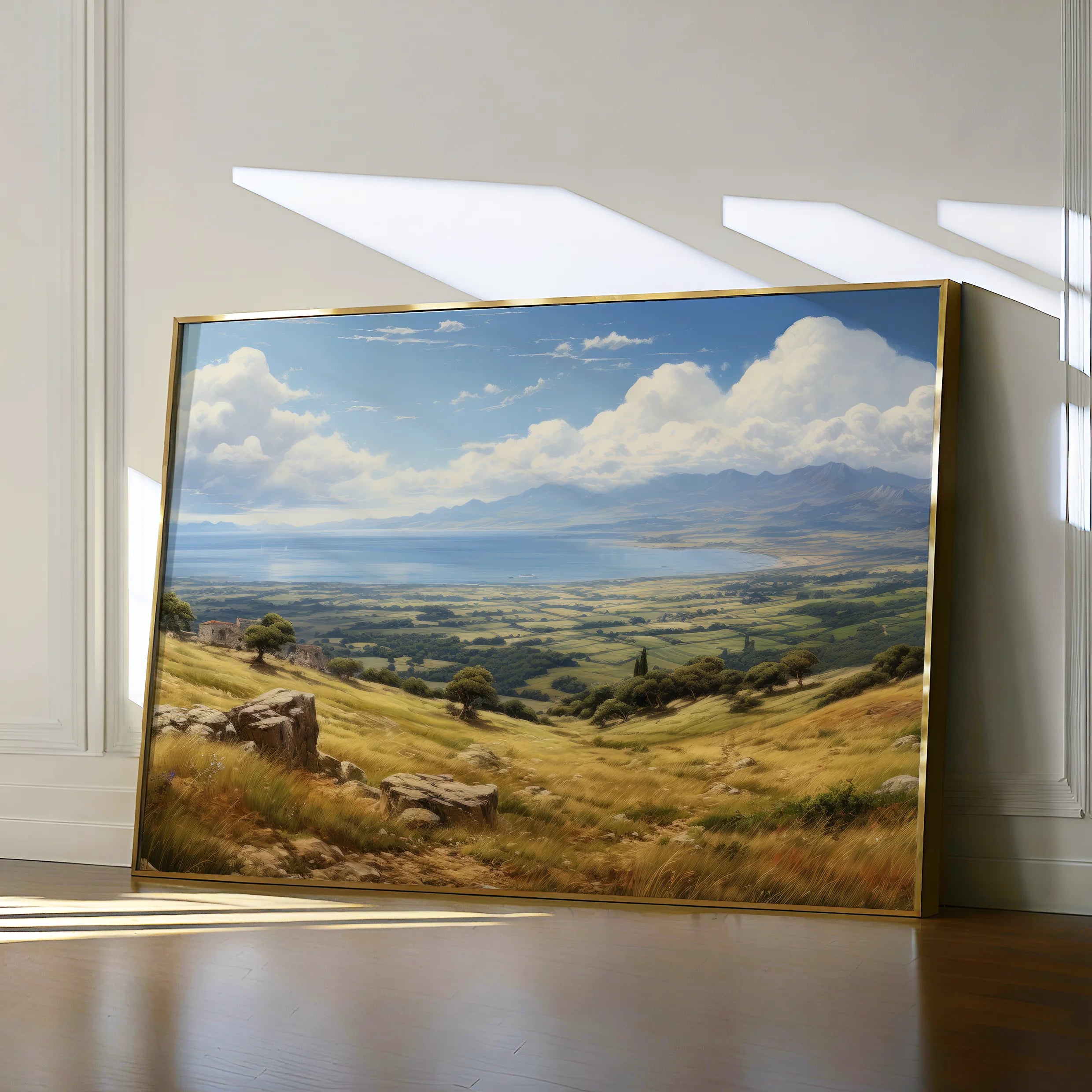 Landscape 115 Canvas Art 18" x 24" / 45 x 60 cm / Black