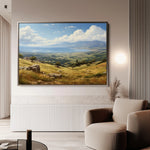 Landscape 115 Canvas Art 18" x 24" / 45 x 60 cm / Black