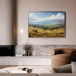 Landscape 115 Canvas Art 18" x 24" / 45 x 60 cm / Black