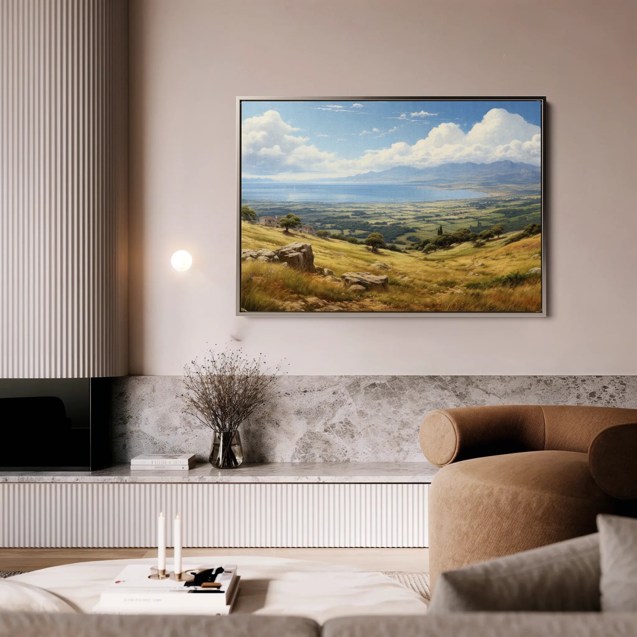 Landscape 115 Canvas Art 18" x 24" / 45 x 60 cm / Black