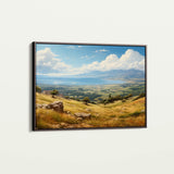 Landscape 115 Canvas Art 18" x 24" / 45 x 60 cm / Black