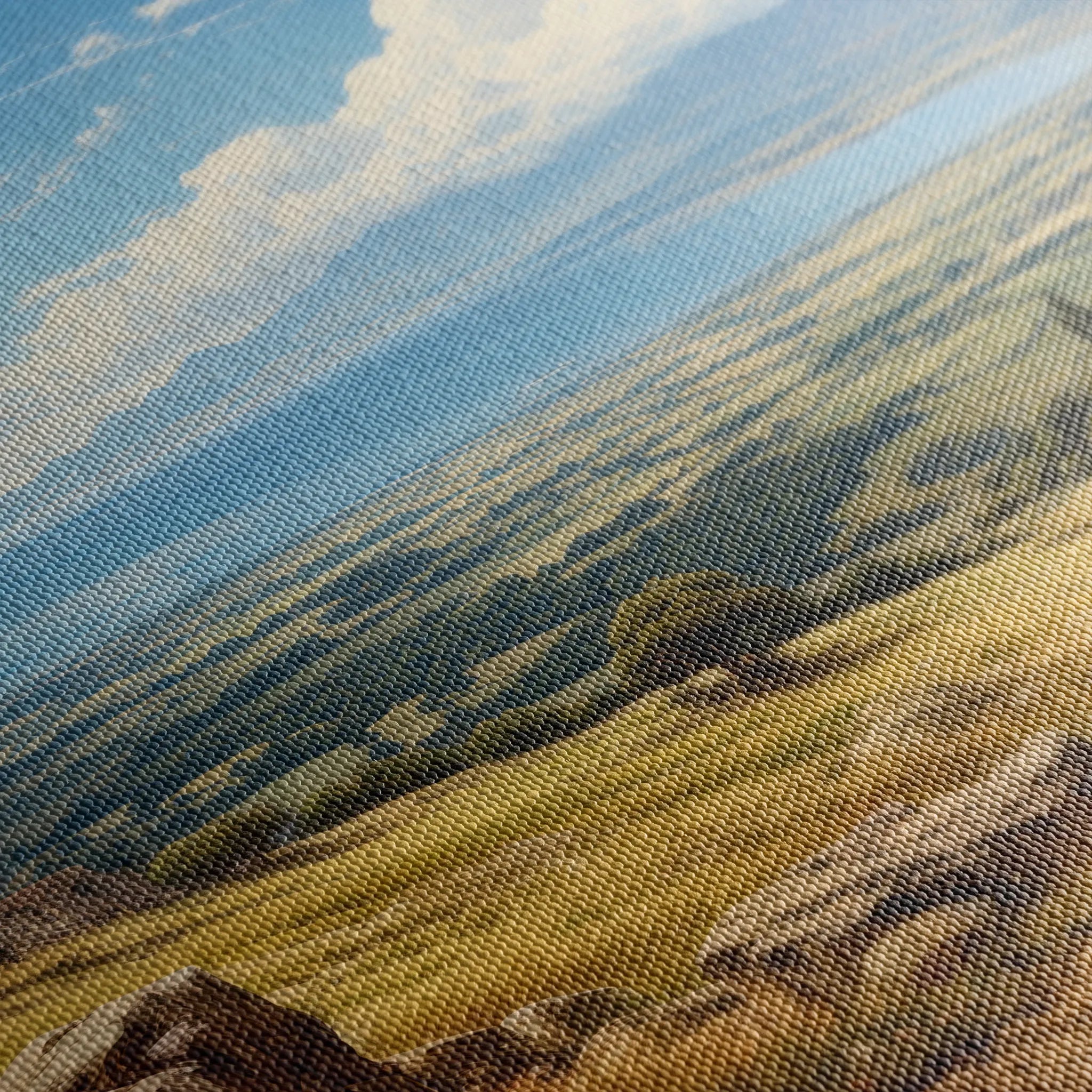 Landscape 115 Canvas Art 18" x 24" / 45 x 60 cm / Black