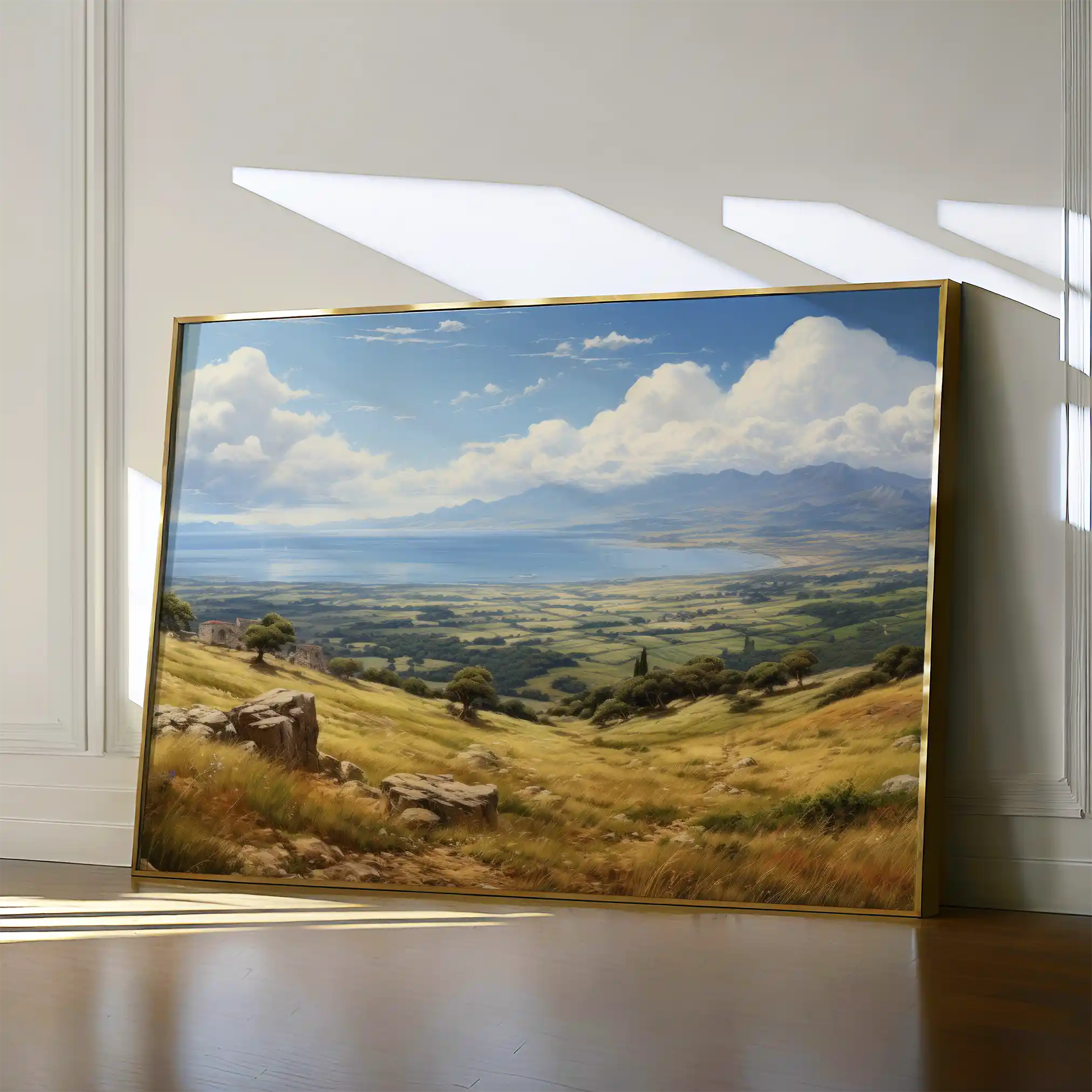 Landscape 115 Canvas Art 60 x 40 cm / Black