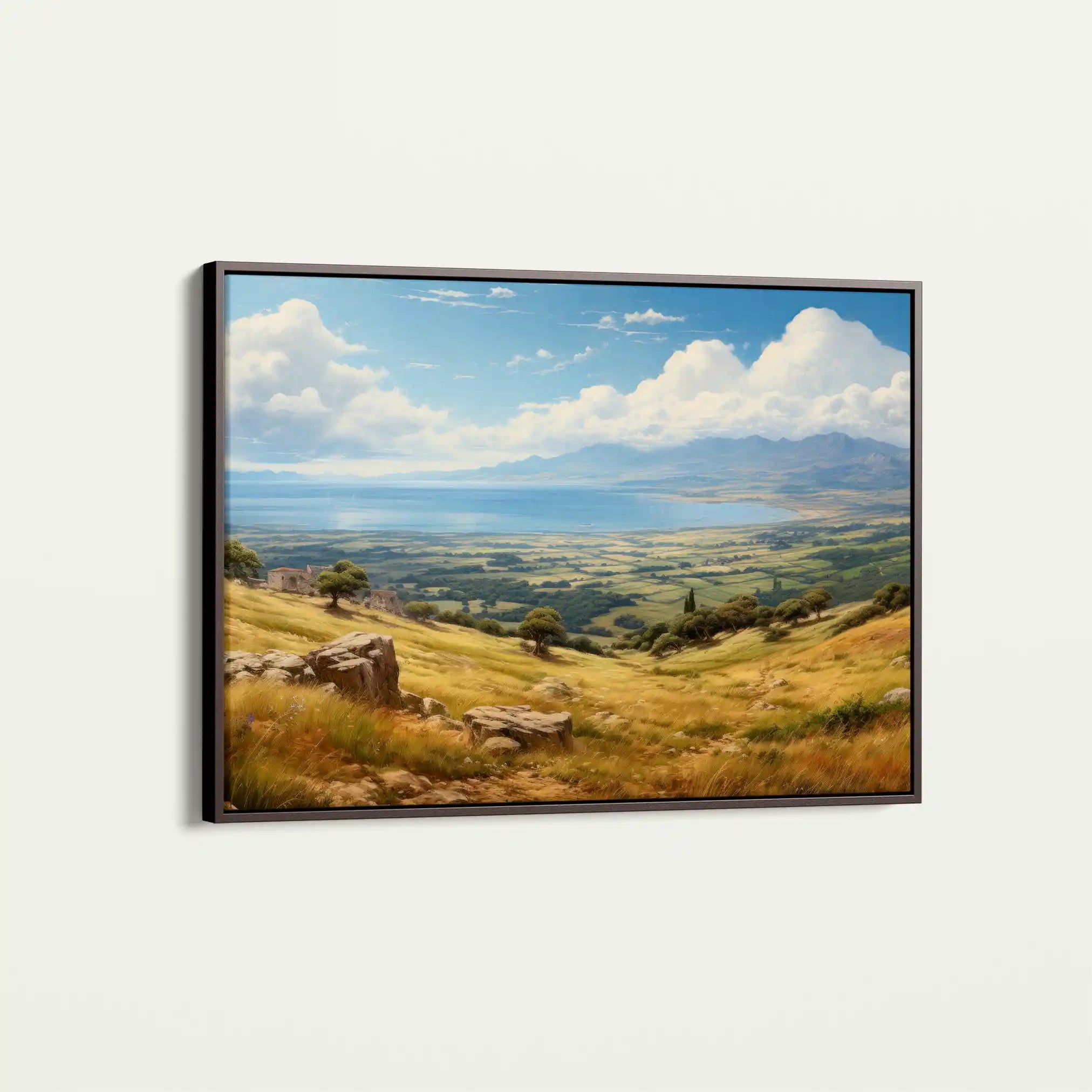 Landscape 115 Canvas Art 60 x 40 cm / Black