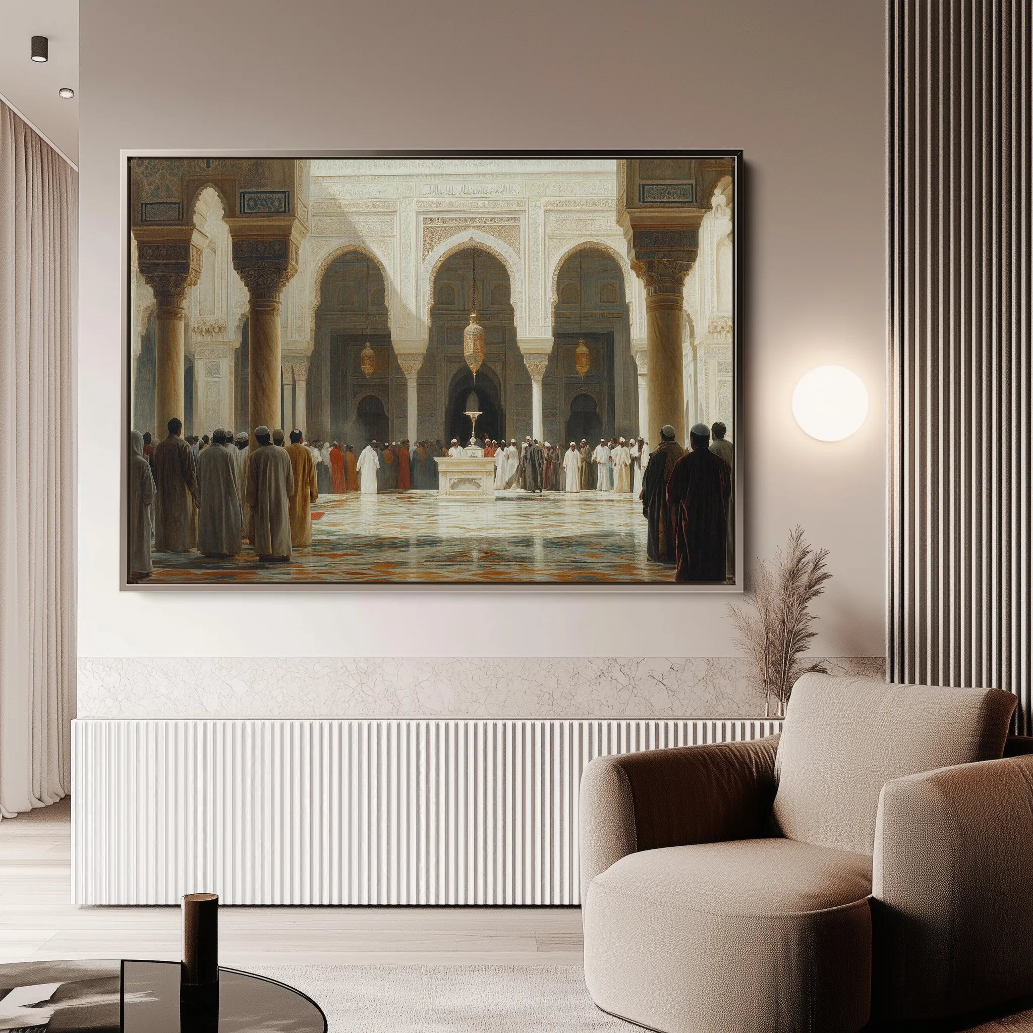 Orientalist 115 Canvas Art 18" x 24" / 45 x 60 cm / Black