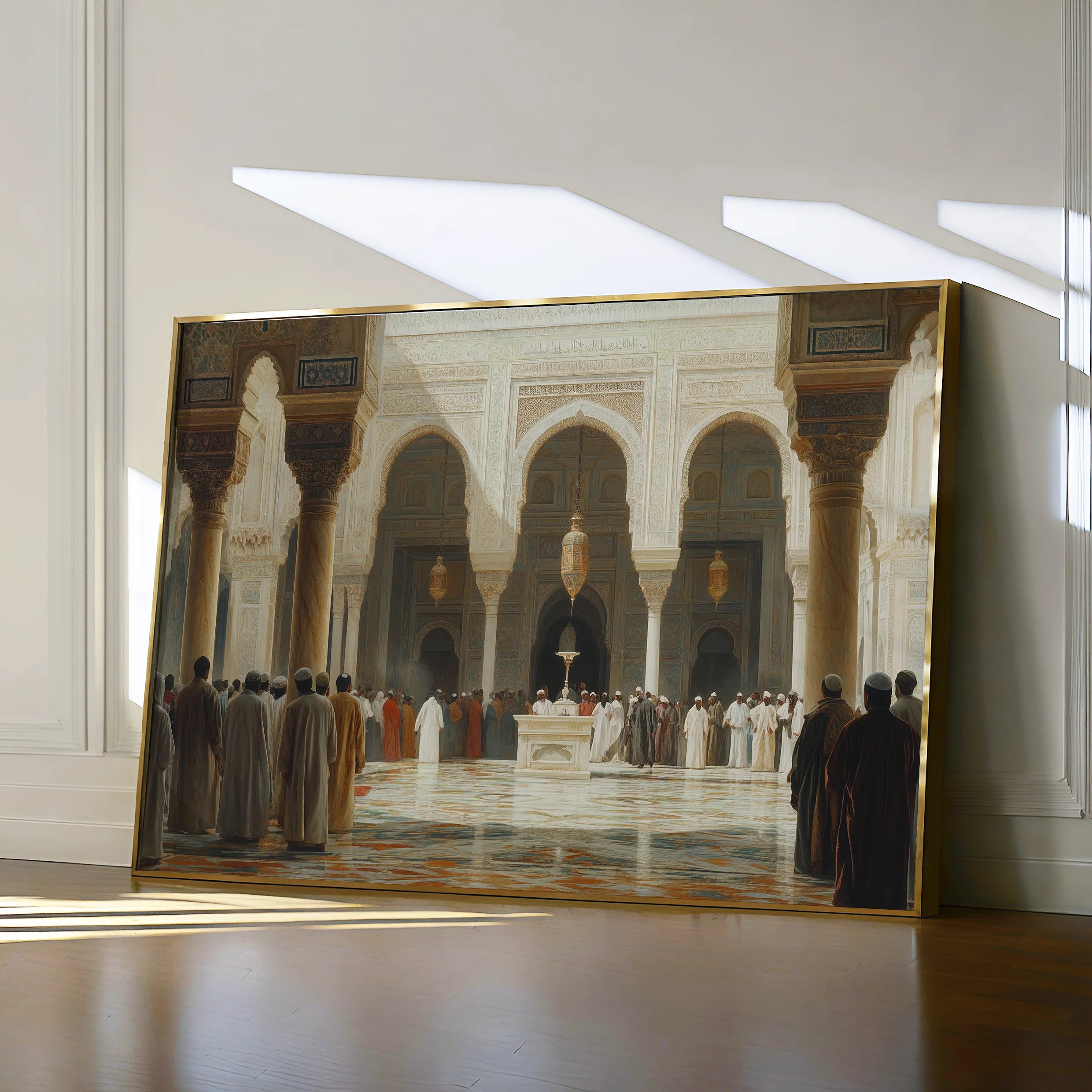 Orientalist 115 Canvas Art 18" x 24" / 45 x 60 cm / Black