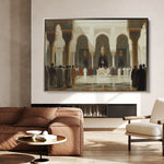 Orientalist 115 Canvas Art 18" x 24" / 45 x 60 cm / Black