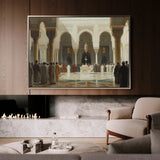 Orientalist 115 Canvas Art 18" x 24" / 45 x 60 cm / Black