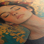 Portrait 115 Canvas Art 18" x 24" / 45 x 60 cm / Black