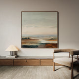 Abstract 1150 Canvas Art 16" x 16" / 40 x 40 cm / Black