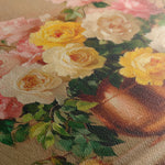 Floral 1150 Canvas Art 18" x 24" / 45 x 60 cm / Black