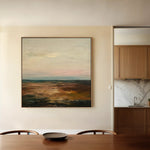Abstract 1151 Canvas Art 60 x 60 cm / Black