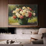 Floral 1151 Canvas Art 18" x 24" / 45 x 60 cm / Black