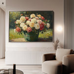 Floral 1151 Canvas Art 18" x 24" / 45 x 60 cm / Black