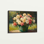Floral 1151 Canvas Art 18" x 24" / 45 x 60 cm / Black