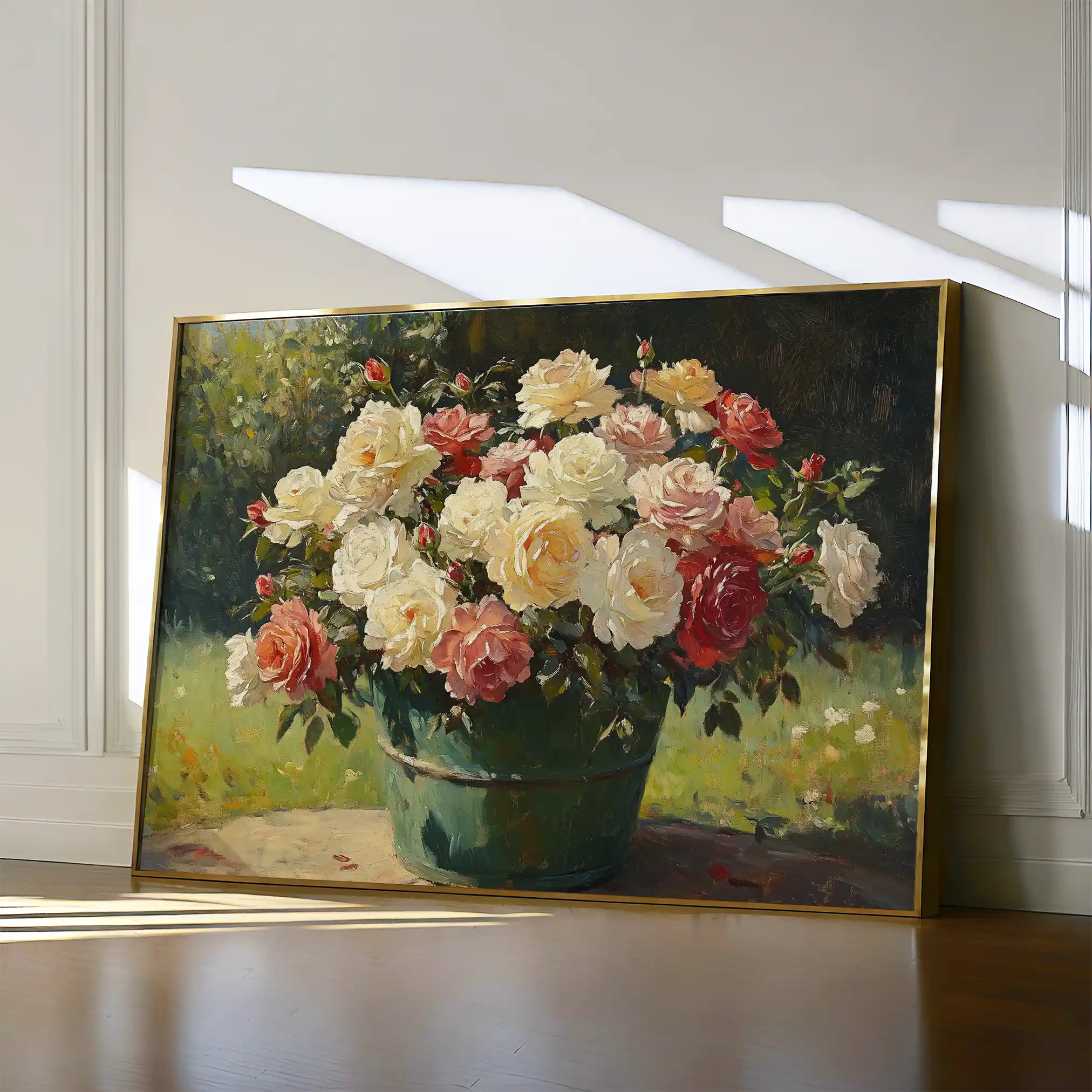 Floral 1151 Canvas Art 60 x 40 cm / Black