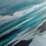 Abstract 1152 Canvas Art 16" x 16" / 40 x 40 cm / Black