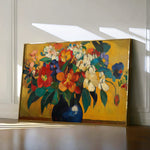 Floral 1153 Canvas Art 18" x 24" / 45 x 60 cm / Black