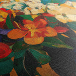Floral 1153 Canvas Art 18" x 24" / 45 x 60 cm / Black