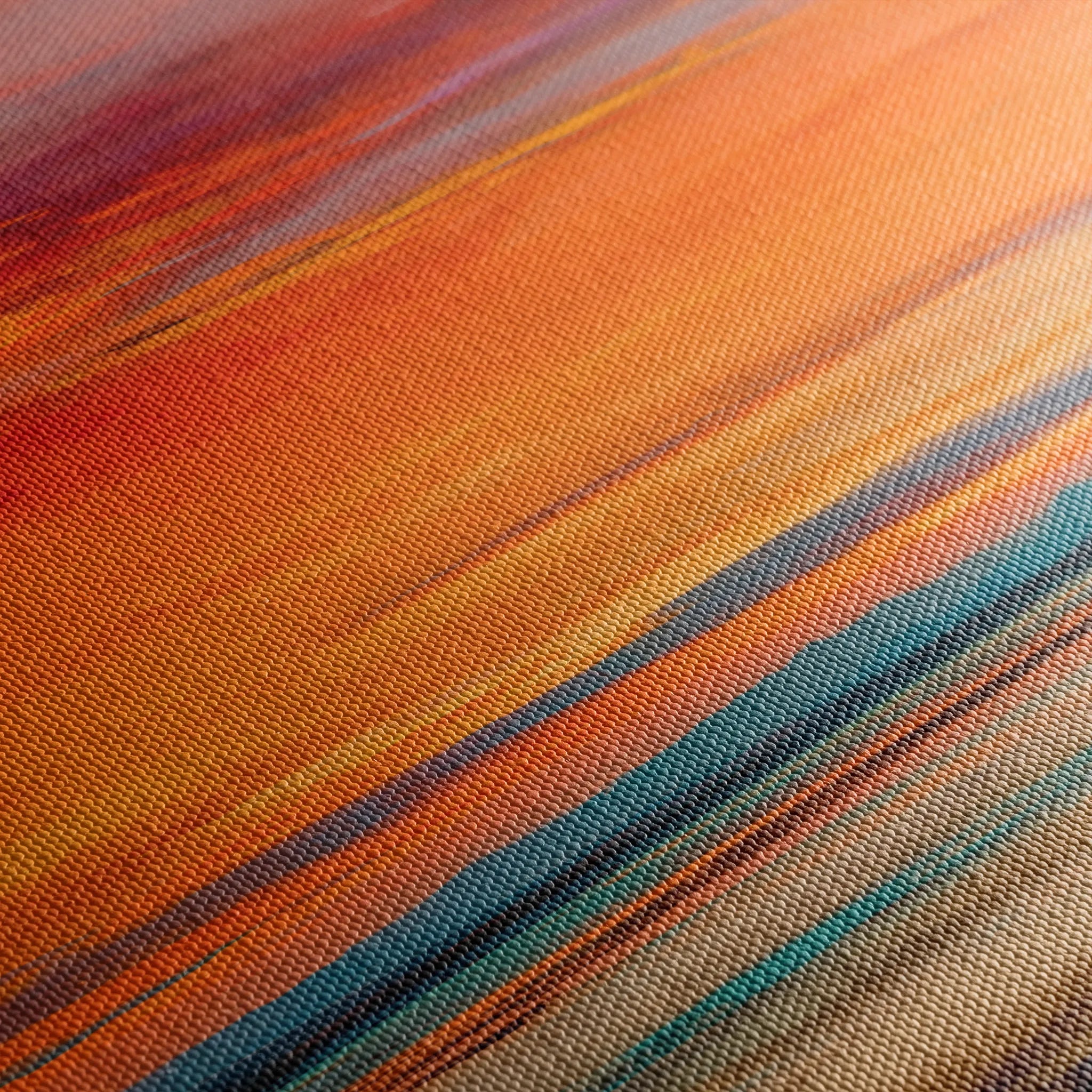 Abstract 1154 Canvas Art 16" x 16" / 40 x 40 cm / Black