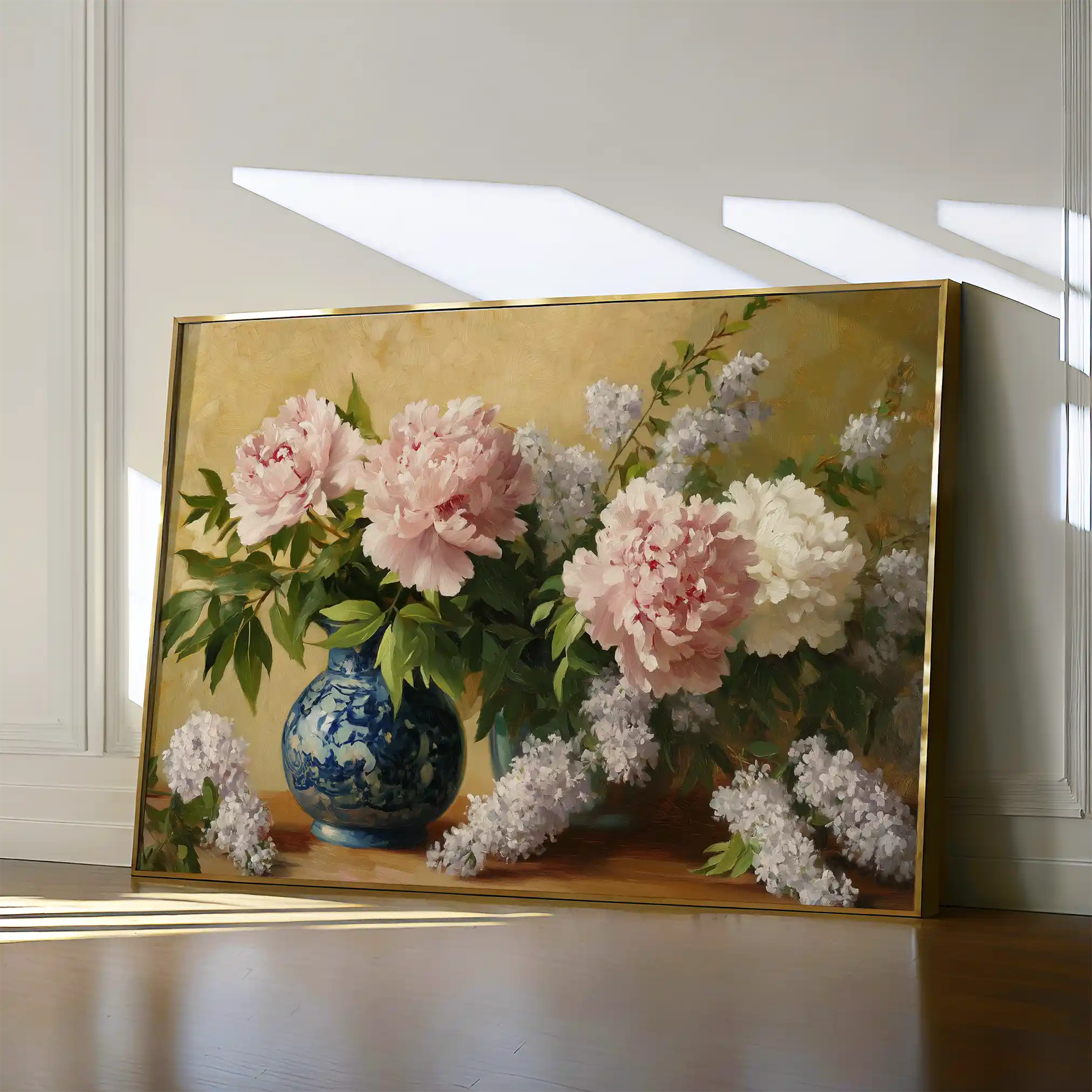 Floral 1154 Canvas Art 60 x 40 cm / Black