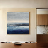 Abstract 1155 Canvas Art 16" x 16" / 40 x 40 cm / Black