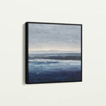Abstract 1155 Canvas Art 16" x 16" / 40 x 40 cm / Black