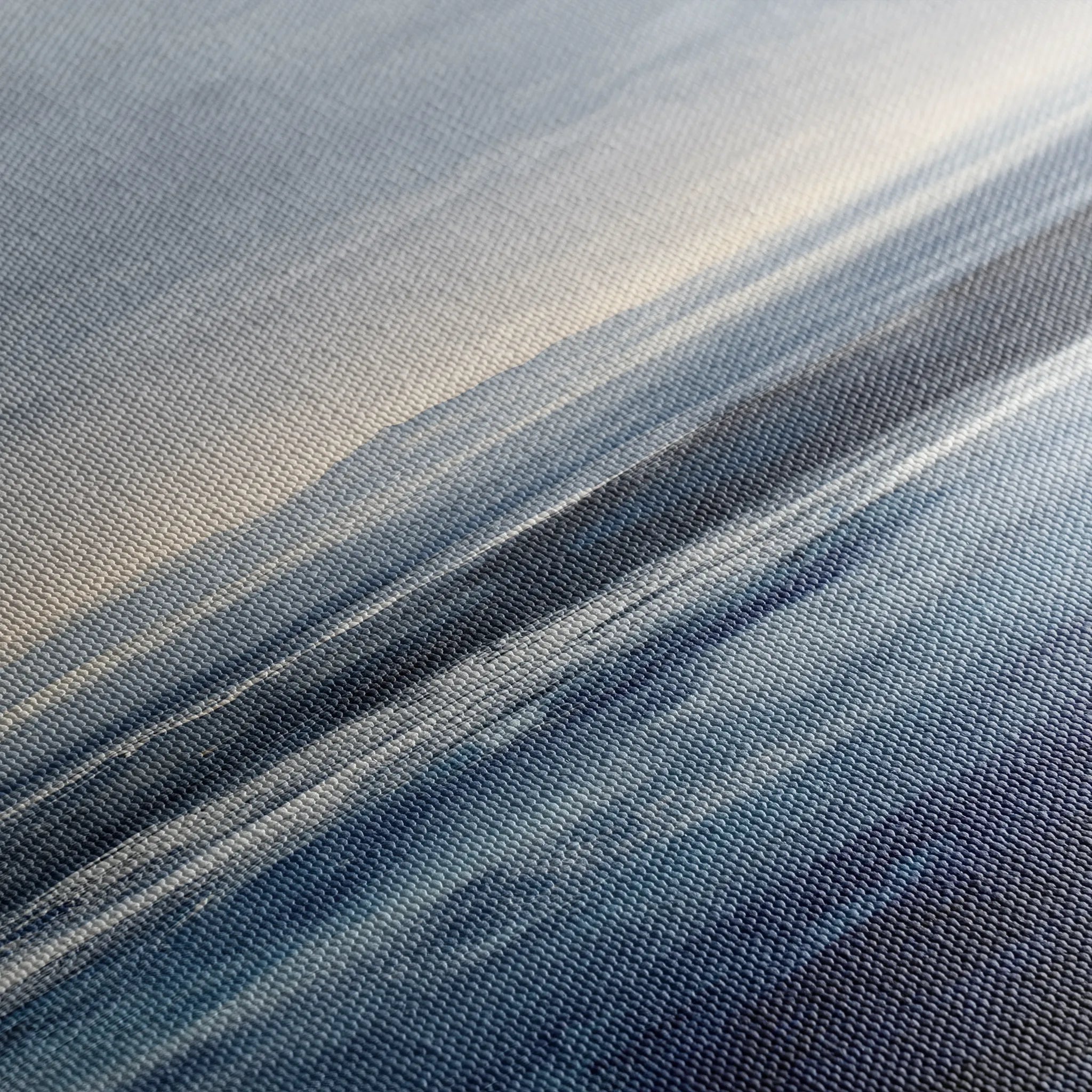 Abstract 1155 Canvas Art 16" x 16" / 40 x 40 cm / Black