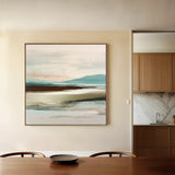 Abstract 1159 Canvas Art 16" x 16" / 40 x 40 cm / Black