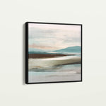 Abstract 1159 Canvas Art 16" x 16" / 40 x 40 cm / Black