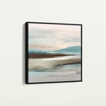 Abstract 1159 Canvas Art 60 x 60 cm / Black