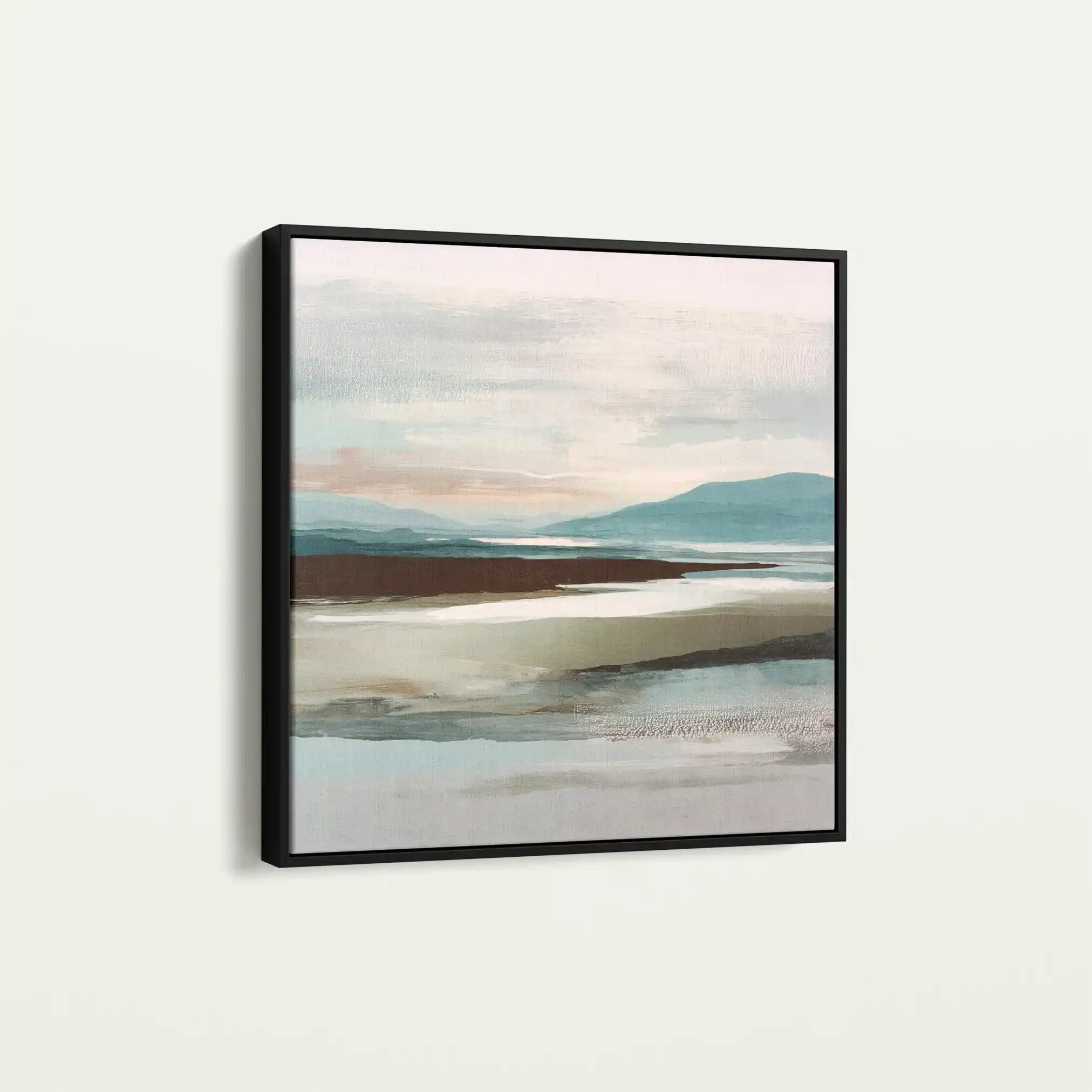 Abstract 1159 Canvas Art 60 x 60 cm / Black