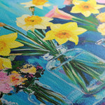 Floral 1159 Canvas Art 18" x 24" / 45 x 60 cm / Black